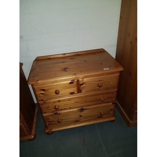 829 - Pine 4 drawer chest of drawers