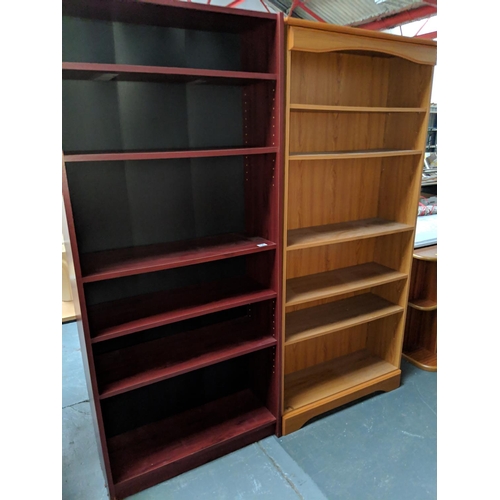 735 - Two modern bookcases