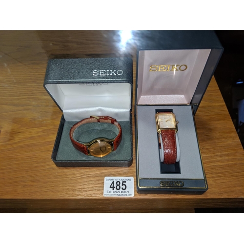 485 - Two Seiko gents watches