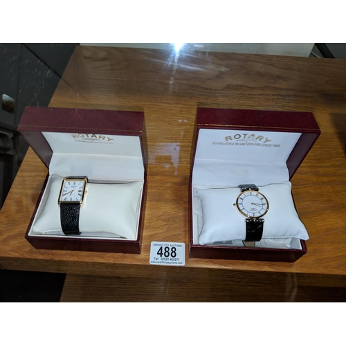 488 - Two Rotary gents watches