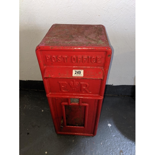 249 - An original, British red postbox