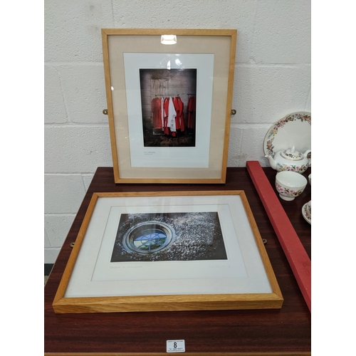 8 - A pair of framed - limited edition photographs by photographer Phil Anstie
