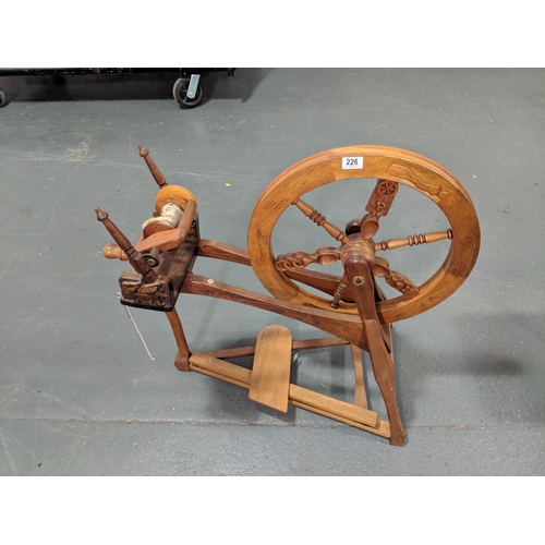 226 - A Welsh spinning wheel