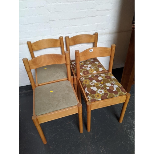699 - Four dining chairs