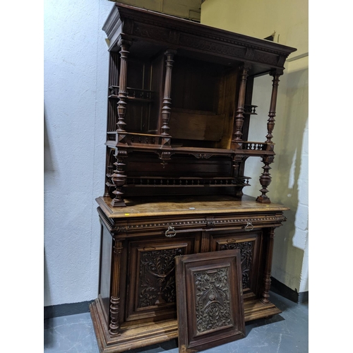 229 - A large Victorian dresser
