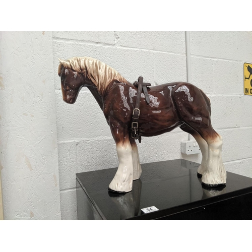 64 - A large china shire horse