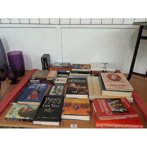 73 - A selection of music related books