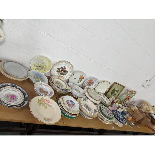 88 - A selection of fine china plates etc including Aynsley, Alfred Meakin etc.