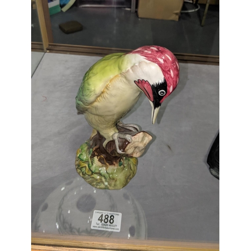 488 - A large Beswick woodpecker 1218