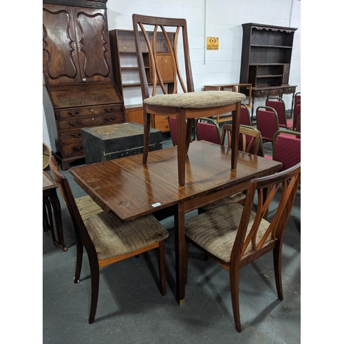 216 - A G Plan dining table and four chairs