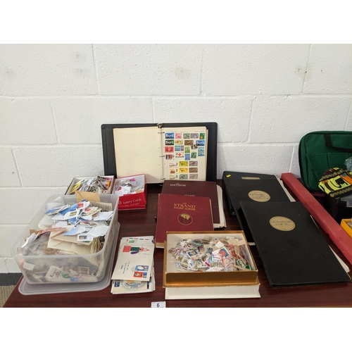 6 - A selection of stamps and stamp albums etc.