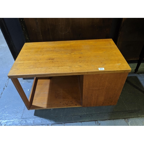 211 - A Mcintosh Tristor, mid century,teak, swivel top coffee table