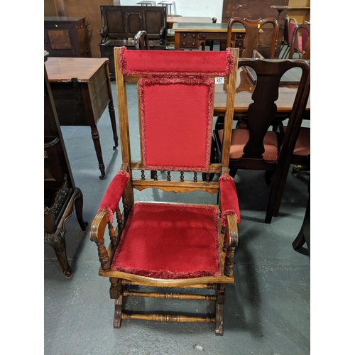 227 - An American rocking chair