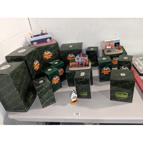 116 - 14 boxed Robert Harrop Camberwick Green figures including 'The Train & Pottery' etc.