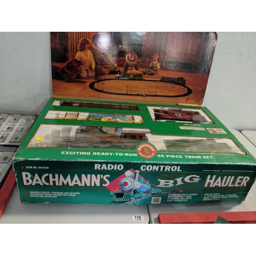 118 - A boxed Bachmann's radio controlled' big hauler'