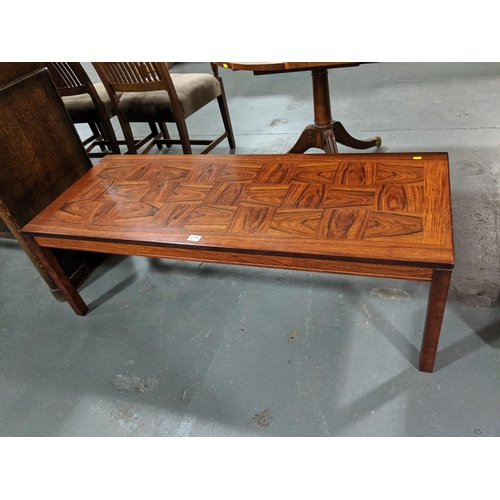 219 - A Heggen- Norweigan mid century Rosewood coffee table