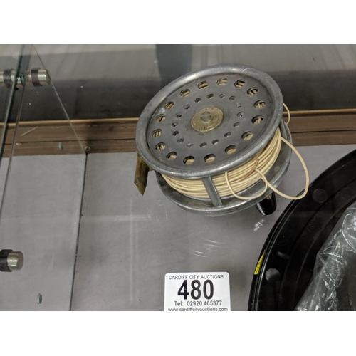 480 - An early Alex Martin of Glasgow- thistle-  fly fishing reel