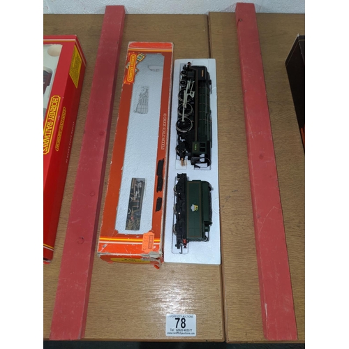78 - A Hornby OO gauge- BR class 7MT loco- Morning Star- boxed, very good condition