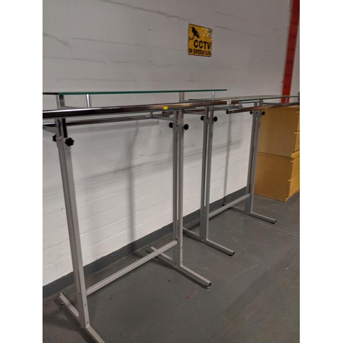755 - Two shop display rails