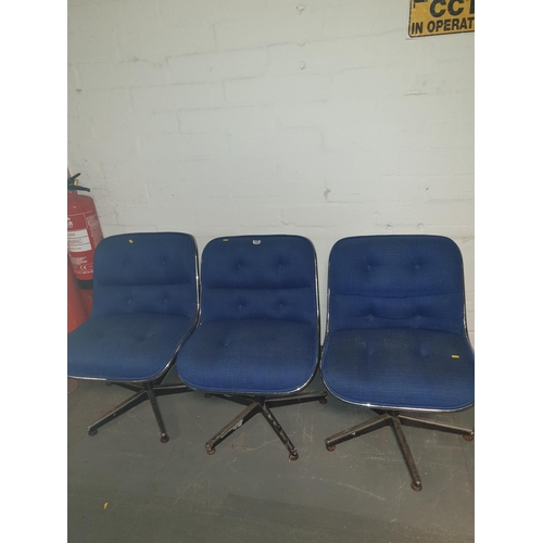 506 - Three retro style chairs