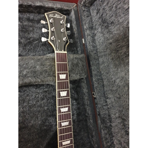40 - An EastCoast - Les Paul copy electric guitar in case