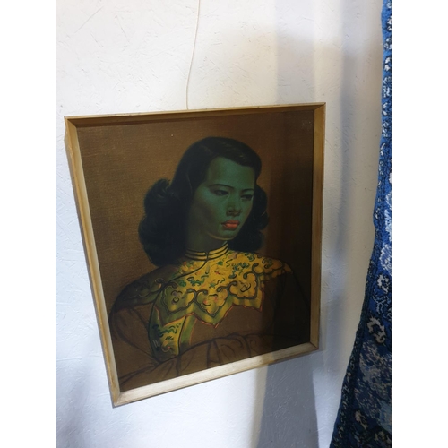 134 - A Tretchikoff print - Chinese lady