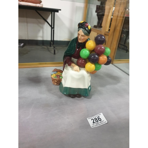 286 - Royal Doulton, Old Balloon Seller (Lady) HN1315, in good condition