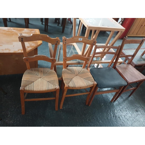528 - Four dining chairs