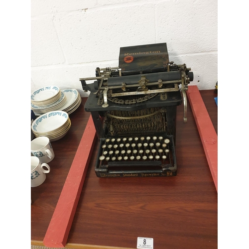 8 - A Remington typewriter - early