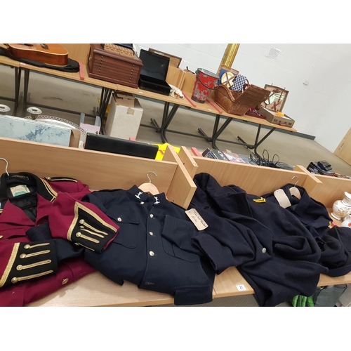 21 - Army Wardens uniform, Air Raid Wardens long overcoat, tunic and trousers, etc