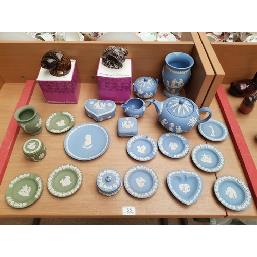 35 - A collection of Wedgwood fine china and glass etc