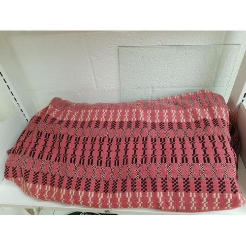 68 - A large Welsh blanket