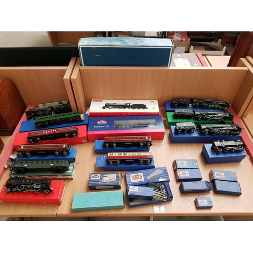 2 - A collection of trains including Bachmann, Hornby etc