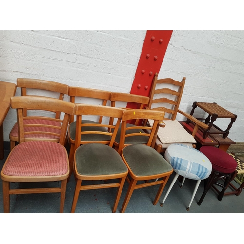 512 - Chairs, stools, footstools etc