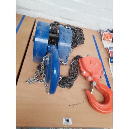 608 - Tonne Draper Expert chain hoist