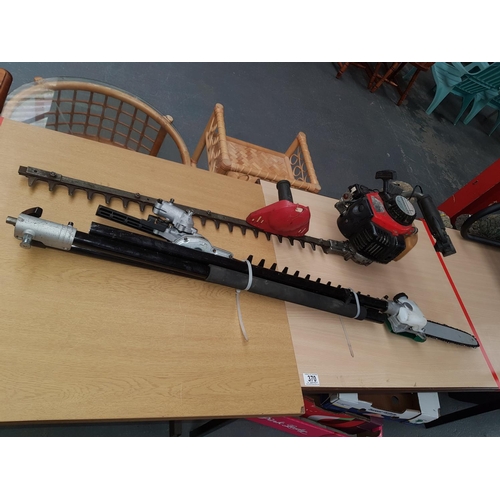 370 - A Lawn Flite hedge cutter and attachments