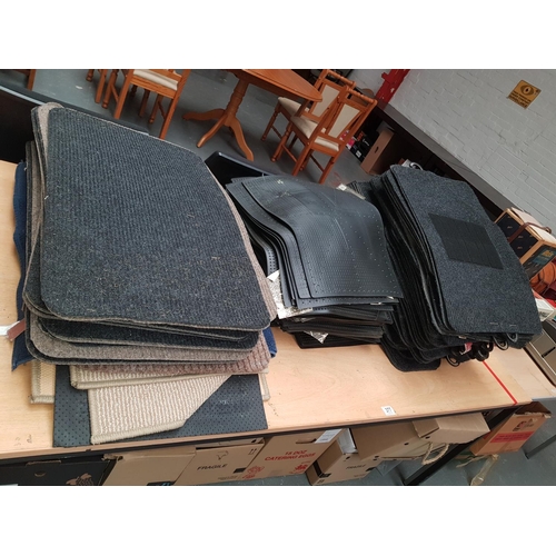 377 - A quantity of car mats, floor mats etc