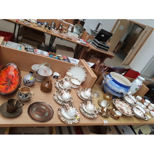31 - A collection of glass and china including Wedgwood, Aynsley etc