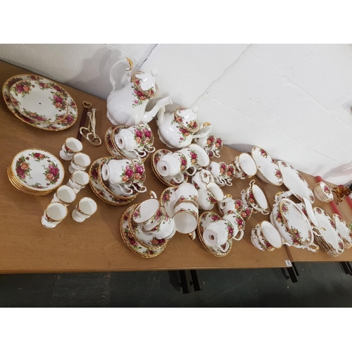 93 - A comprehensive Royal Albert 'Old Country Rose' Tea, Coffee and dinner service