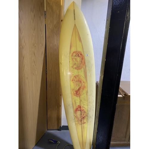 creamed honey surfboard