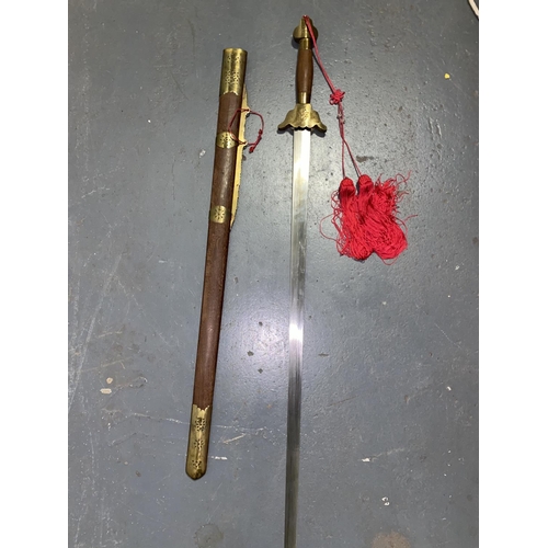 151 - A tourist sword and scabbard