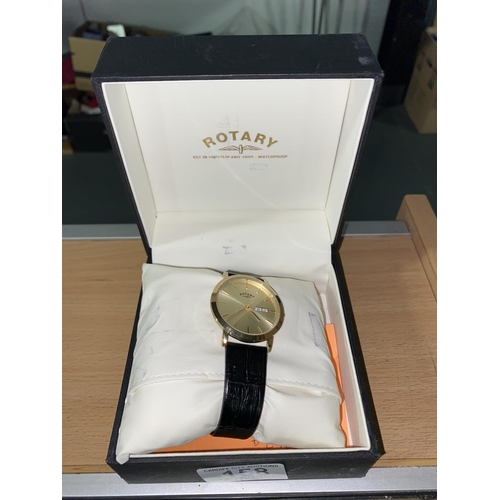 158 - A boxed Rotary watch