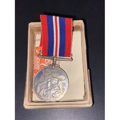 180 - A boxed 1939- 1945 war medal