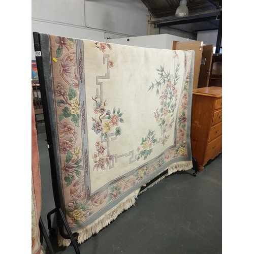 100 - A large Chinese rug