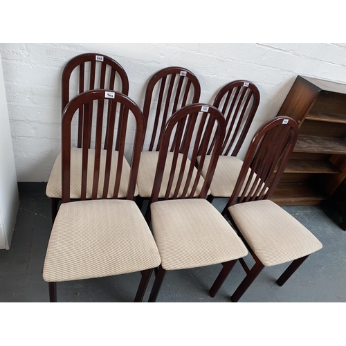 502 - Set of six dining chairs