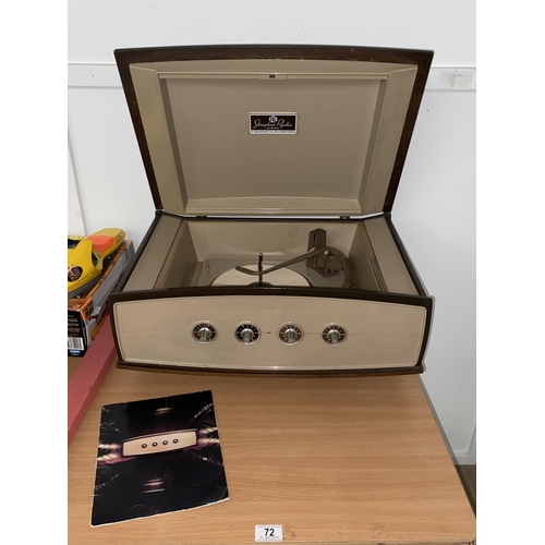 72 - A retro Pye 1960's Stereophonic projection system , model no. 1005; with booklet