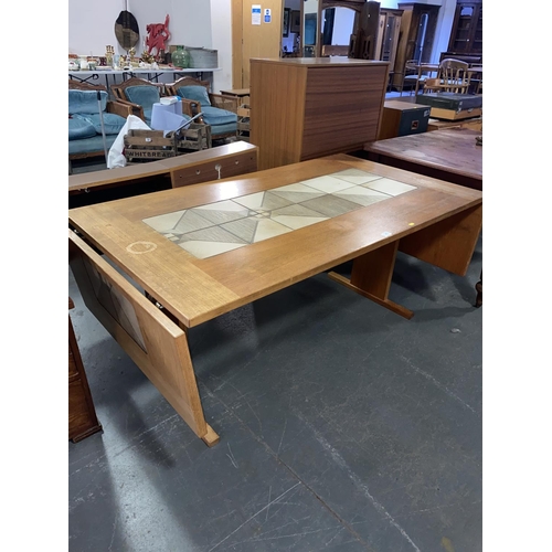 145 - A Gangso Mobler Danish drop leaf teak dining table