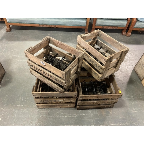 158 - Six vintage Whitbread brewery crates