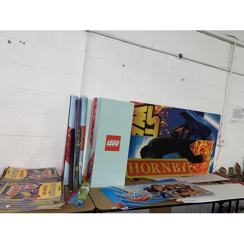 60 - Lego advertising, Star Wars cut out advertising, limited edition Chipperfield's calendars etc.