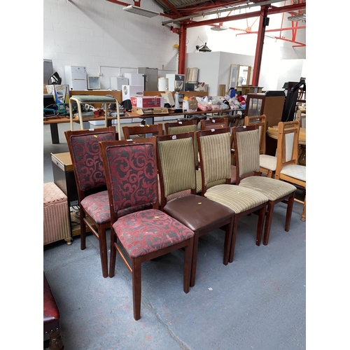 576 - Eight dining chairs